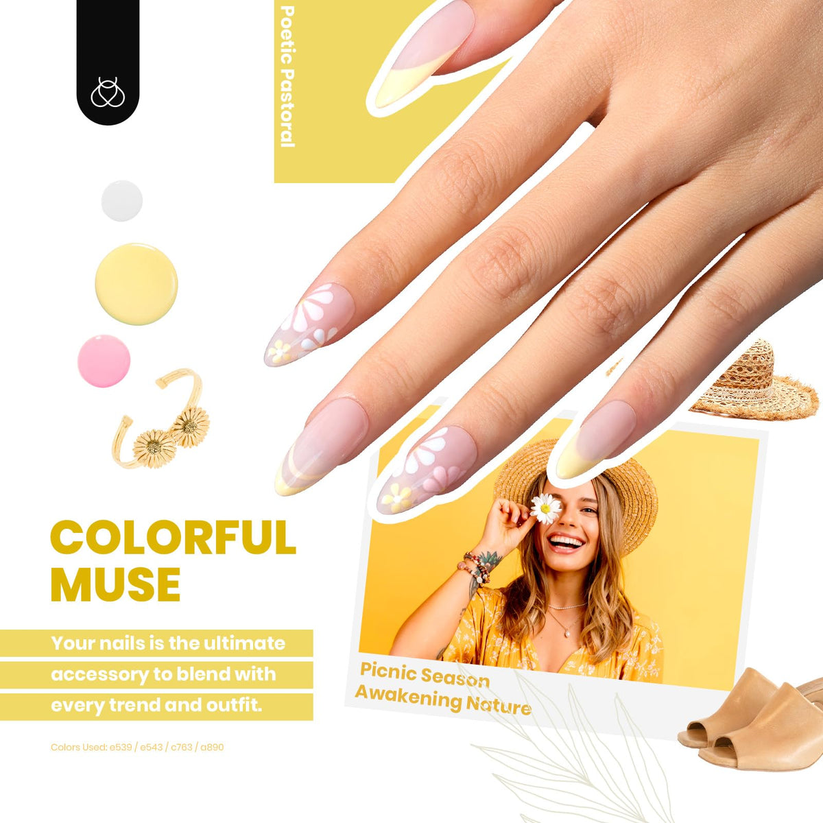 Beetles Fall Gel Nail Polish Set, 20 Colors Orange Yellow Brown