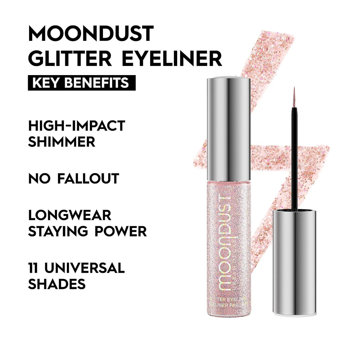 Urban Decay Moondust Liquid Glitter Eyeliner - Longwear Reflective Sparkle