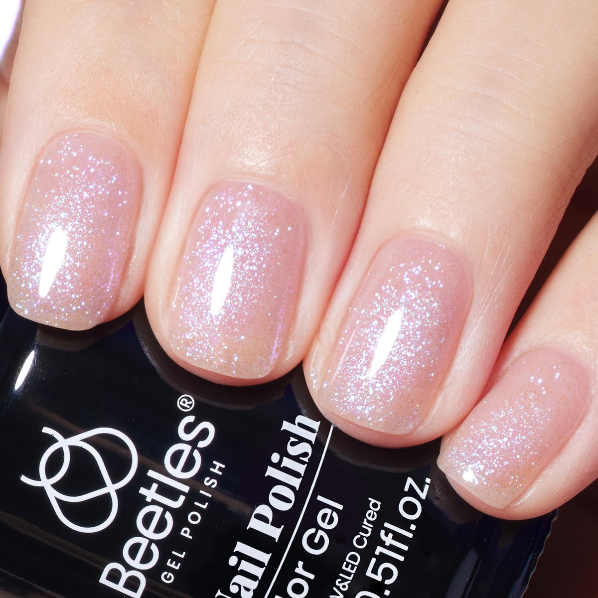 Beetles White Gel Nail Polish, 1pc 15ml White Gel Polish