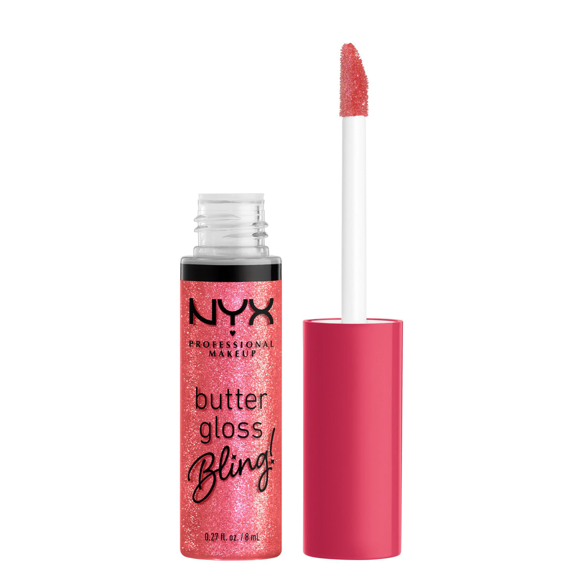 NYX PROFESSIONAL MAKEUP Butter Gloss, Non-Sticky Lip Gloss - Rocky Road (Wine)