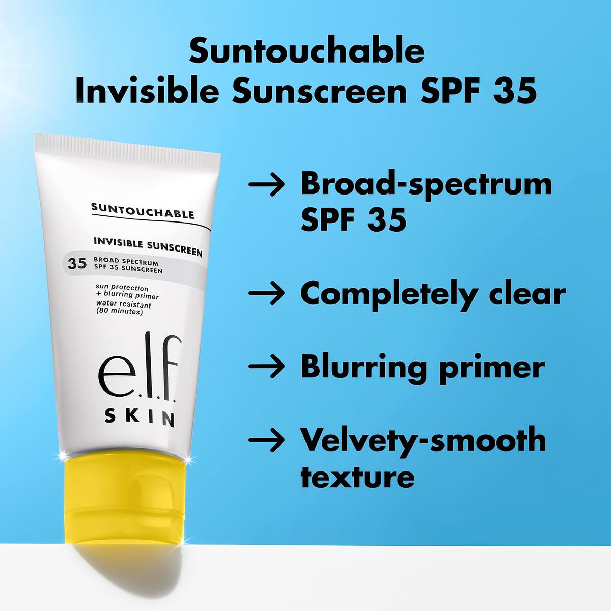 e.l.f. SKIN Suntouchable Invisible SPF 35 Sunscreen