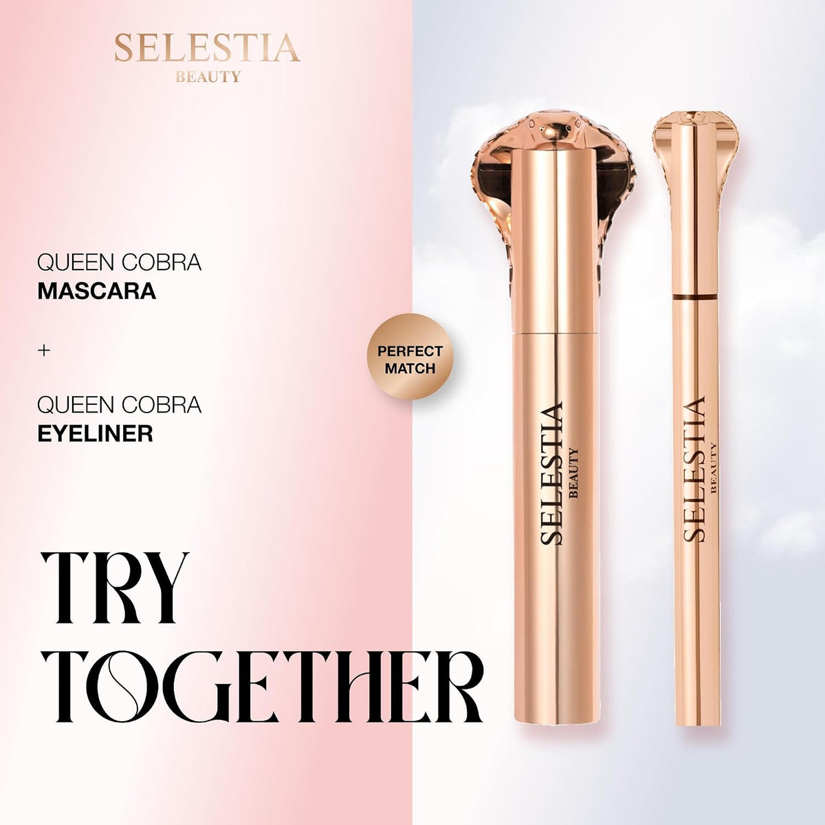 SELESTIA BEAUTY Black Liquid Eyeliner Pencil Queen Cobra – Long-Lasting – Quick-Drying, No Flaking – Thin Applicator & Intense Color – 0.016 fl.oz