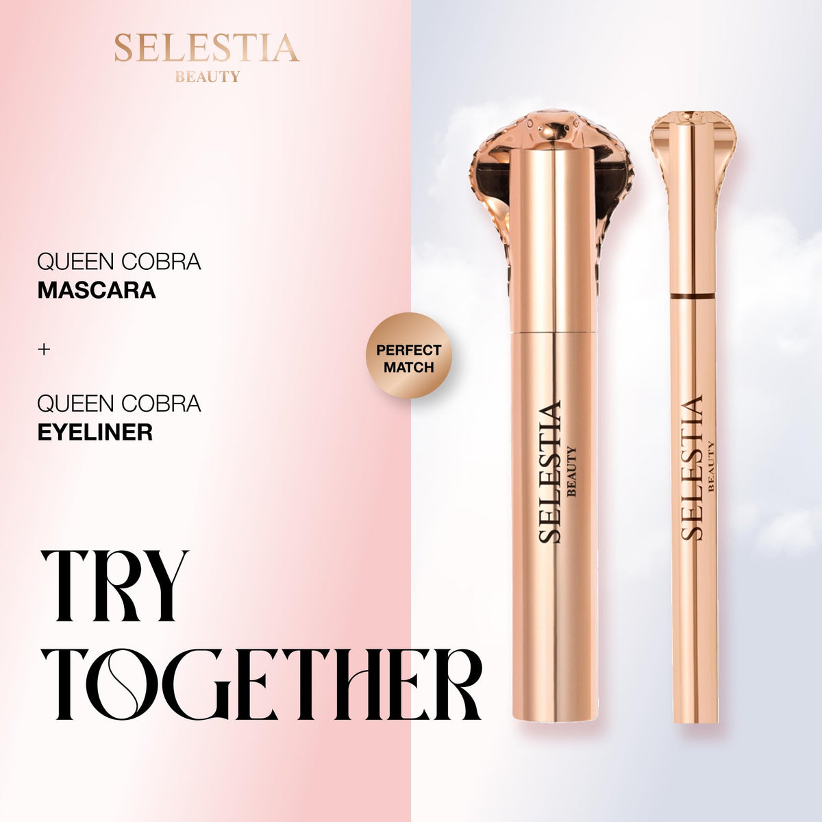 SELESTIA BEAUTY Black Liquid Eyeliner Pencil Queen Cobra – Long-Lasting – Quick-Drying, No Flaking – Thin Applicator & Intense Color – 0.016 fl.oz