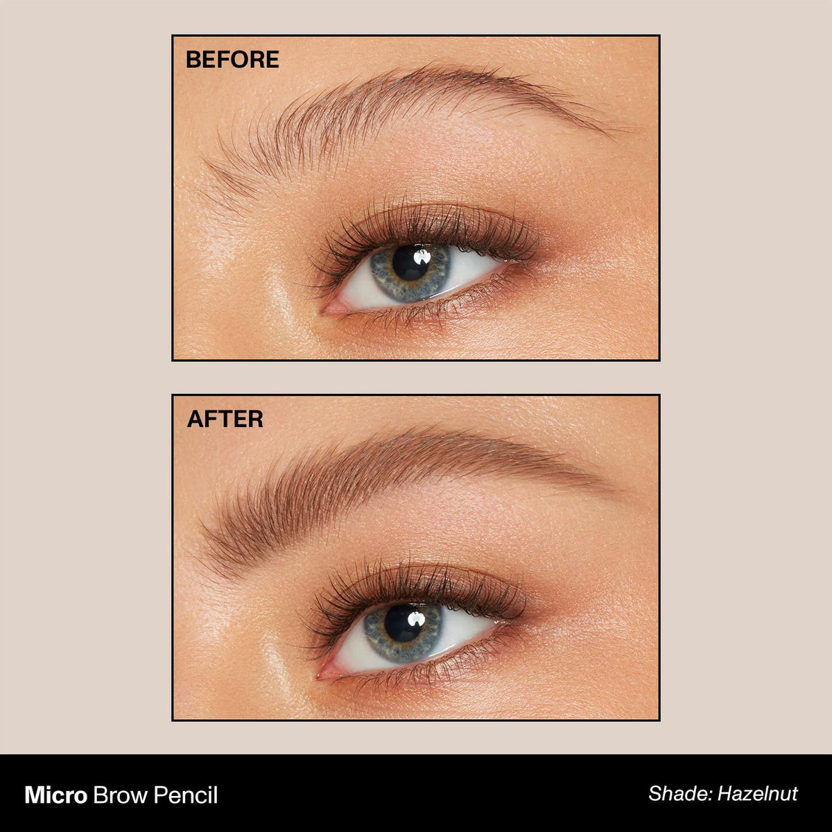 Morphe Micro Dual Eyebrow Pencil - Dual-Ended Brow Pencil Featuring a Retractable, Ultra-Precise, Pointed Tip - Richly Pigmented, Smooth-Gliding, Long-Lasting Wax Formula - Java (0.003 oz)