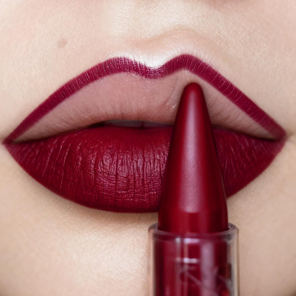Depuplum Black Lipstick Glitter Red Lipstick Ombre Lips Dual Tone