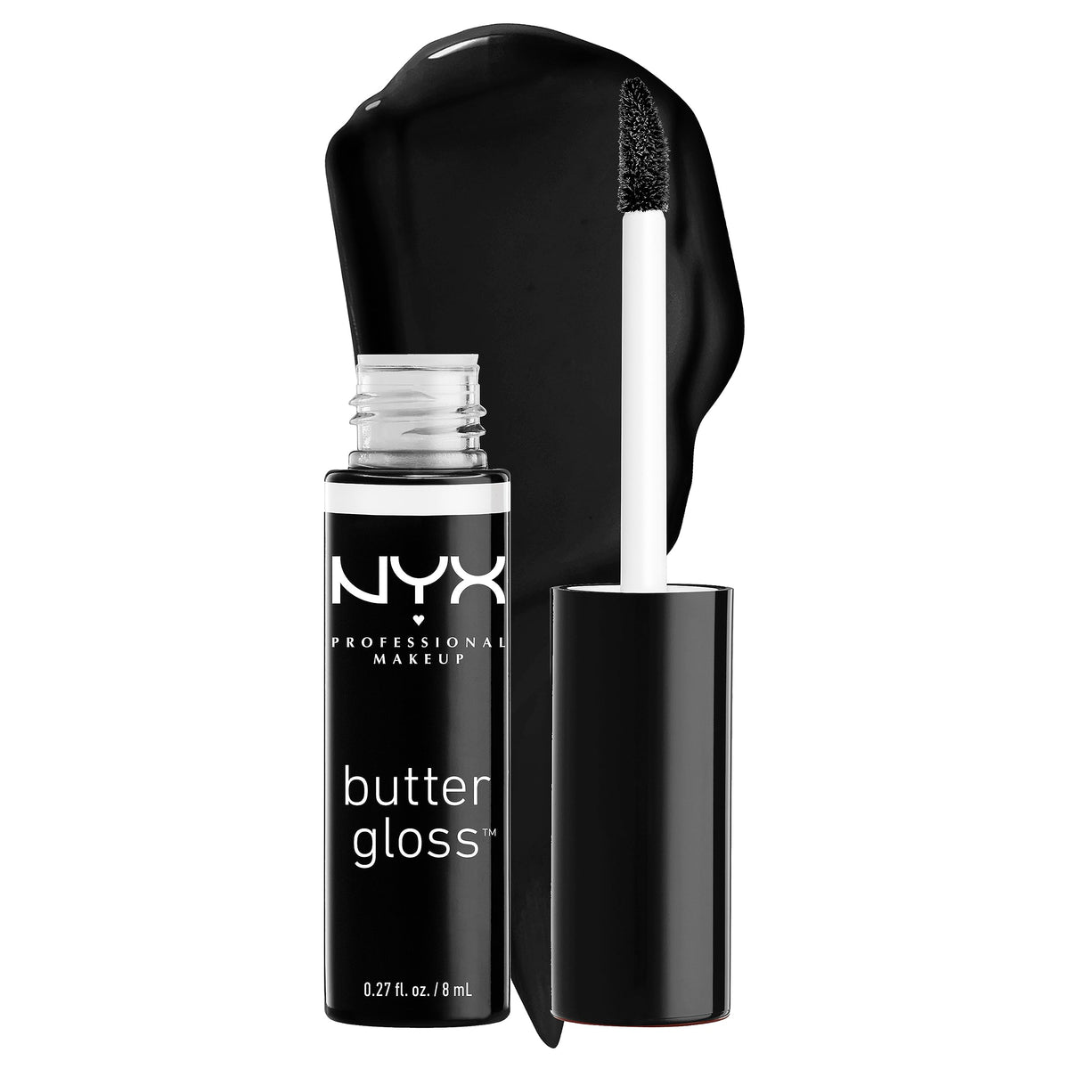 NYX PROFESSIONAL MAKEUP Butter Gloss, Non-Sticky Lip Gloss - Rocky Road (Wine)