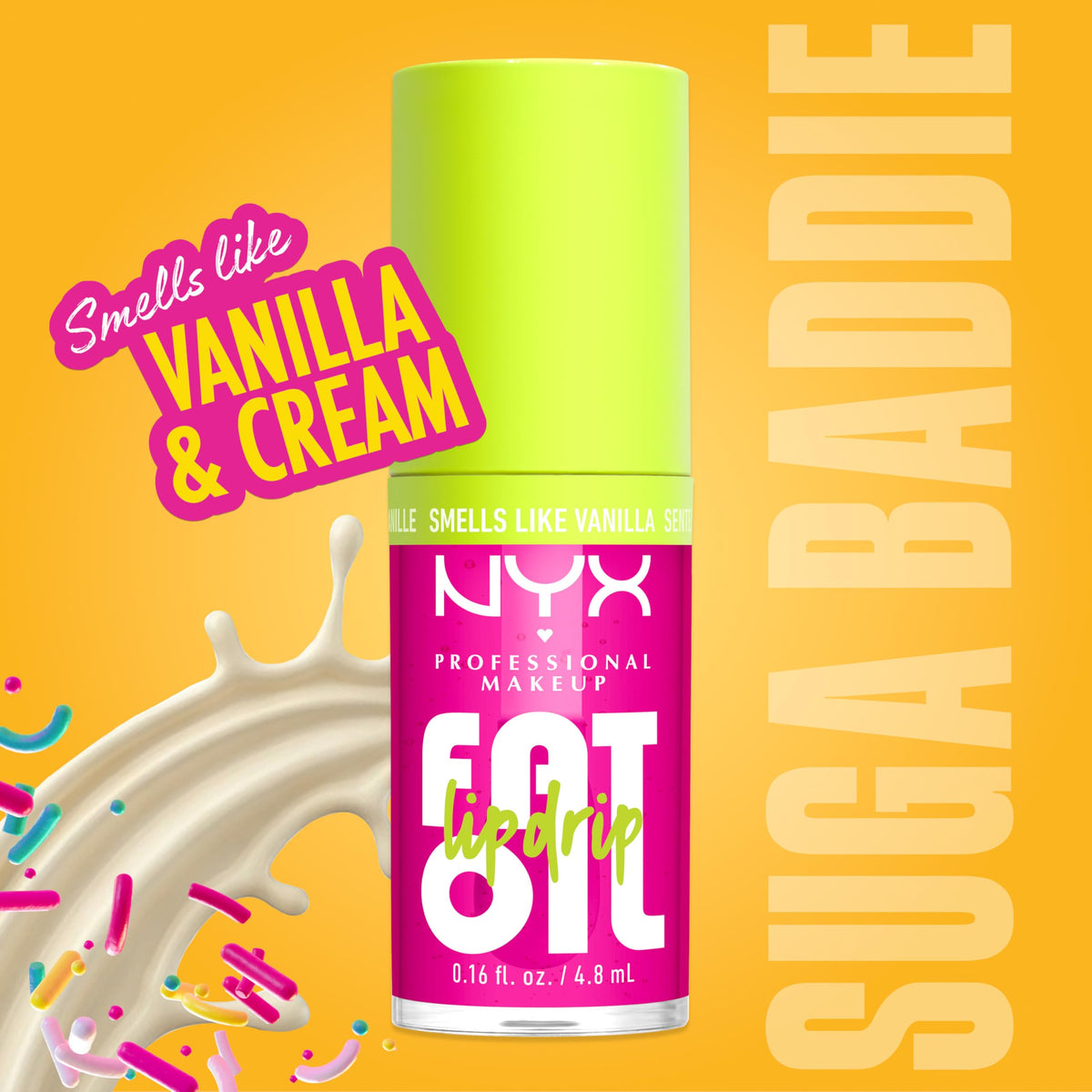 NYX PROFESSIONAL MAKEUP Fat Oil Lip Drip, Moisturizing Lip Oil Gloss, Vegan Tinted Formula, Up to 12 HR Hydration - Missed Call (Sheer Pink)