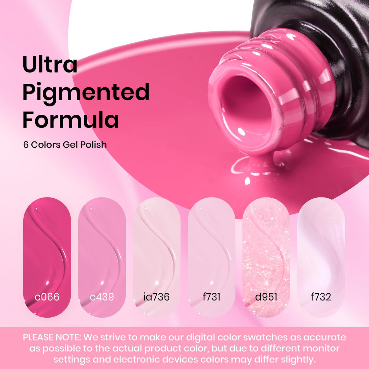 beetles Gel Polish Whispers of Love Jelly Gel Nail Polish Set, 6 Colors