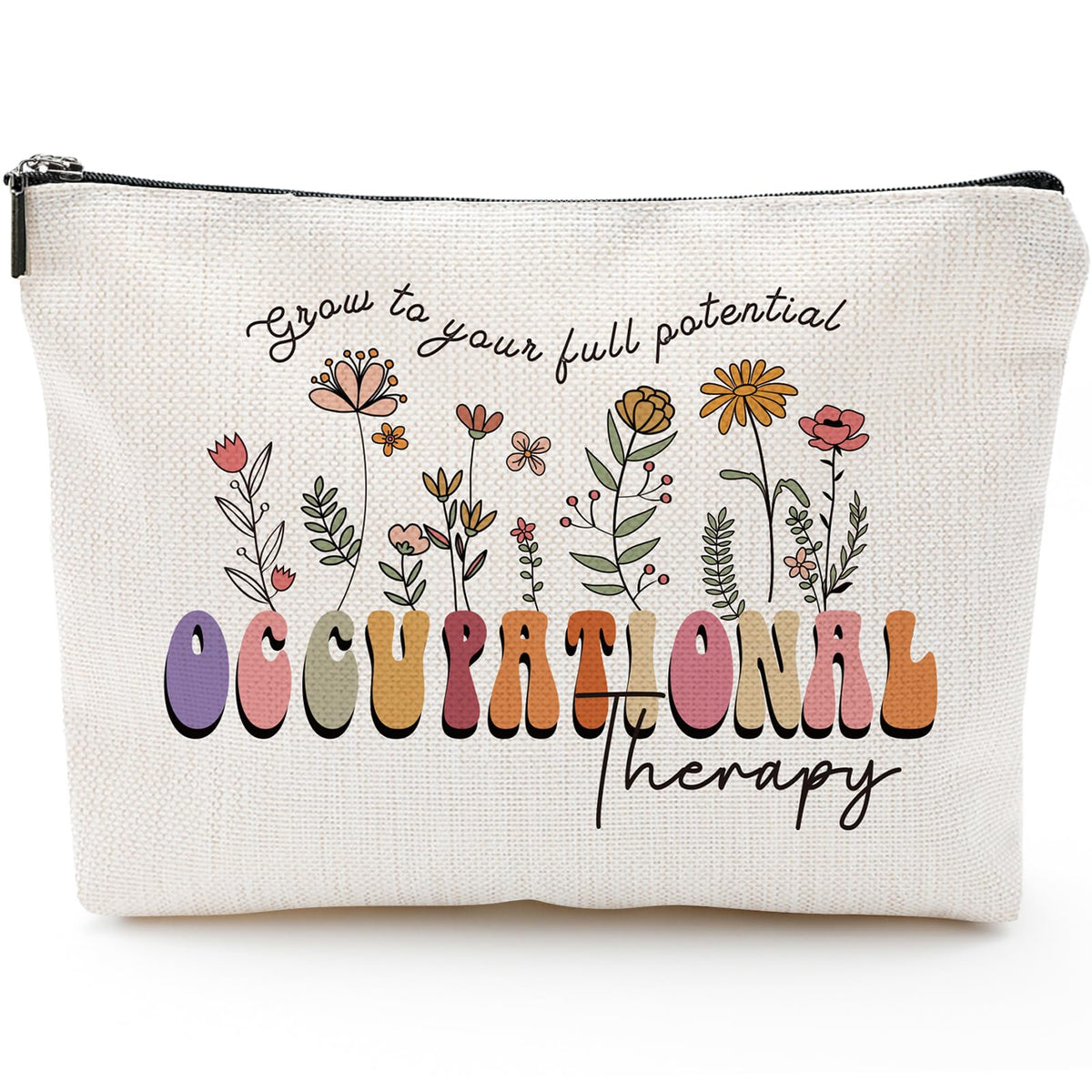Sitsink Funny Sarcastic Gifts for Girls - Intersting Gifts for Girls Birthday. A Ray of Sarcastic Sunshine Every Single Day Makeup Bag, Cosmetic Bags Humor Sarcastic Gifts for Women Boss Coworker