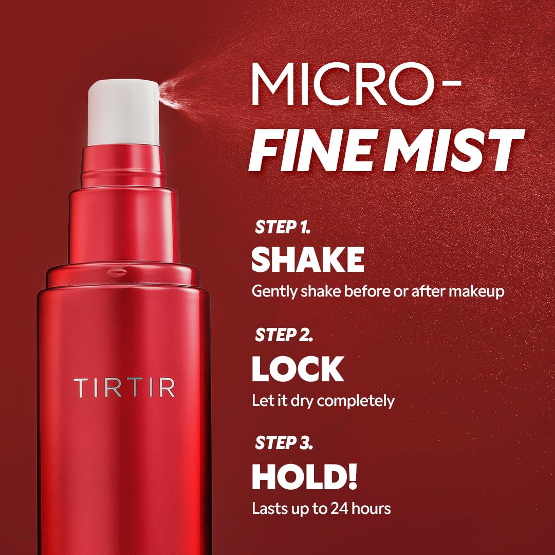 TIRTIR Mask Fit Make-up Fixer | 24H Transfer-Resistant Lightweight Non-Greasy Makeup Setting Spray 2.7 Fl Oz
