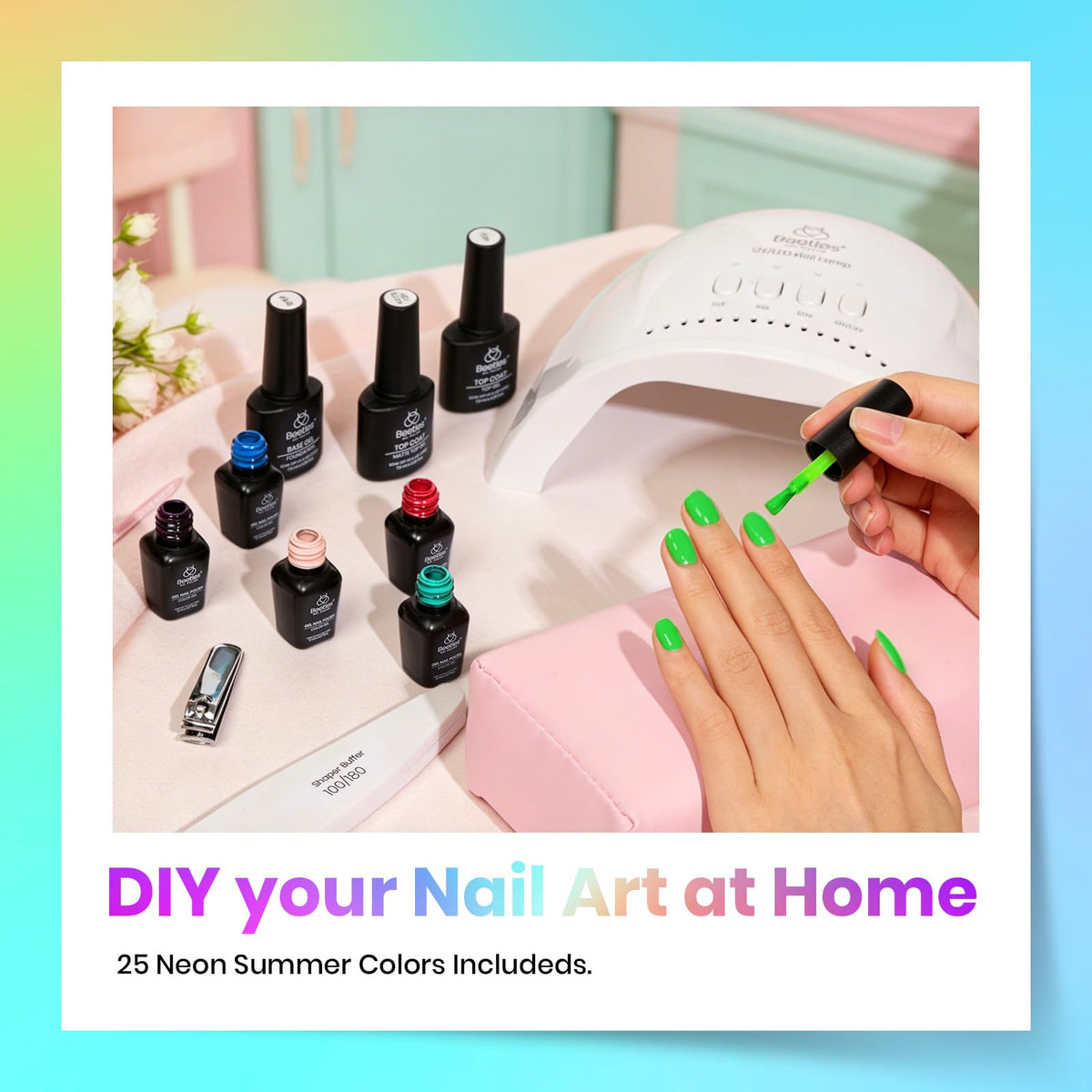 Beetles Fall Gel Polish Set, Fingertip Palette Collection, 32 Colors