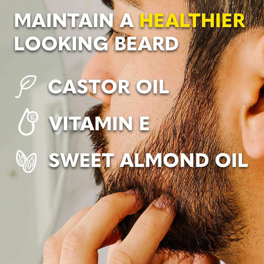The Beard Club Premium Beard Kit for Men - Grooming & Care Kit - Cedar & Sandalwood Oil, Sandalwood Balm, Shampoo, Brush, Comb, Trimming Scissors, Straight Edge Razor - Gift Set