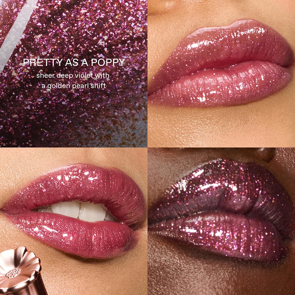 r.e.m. beauty Wicked: For Good | Poppy Plumping Lip Gloss | Instant Plumping Effect for Hydrated, Softer and Smoother Lips | Silky, Non-Sticky Feel | 0.34 Fl Oz