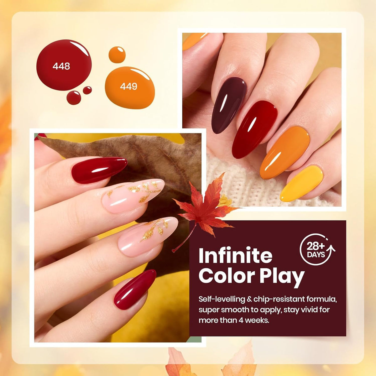 beetles Gel Polish Whispers of Love Jelly Gel Nail Polish Set, 6 Colors