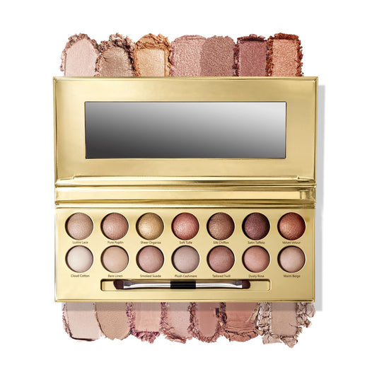 14-Color Baked Eyeshadow Palette, Matte & Shimmer, Nocturnal Nebula