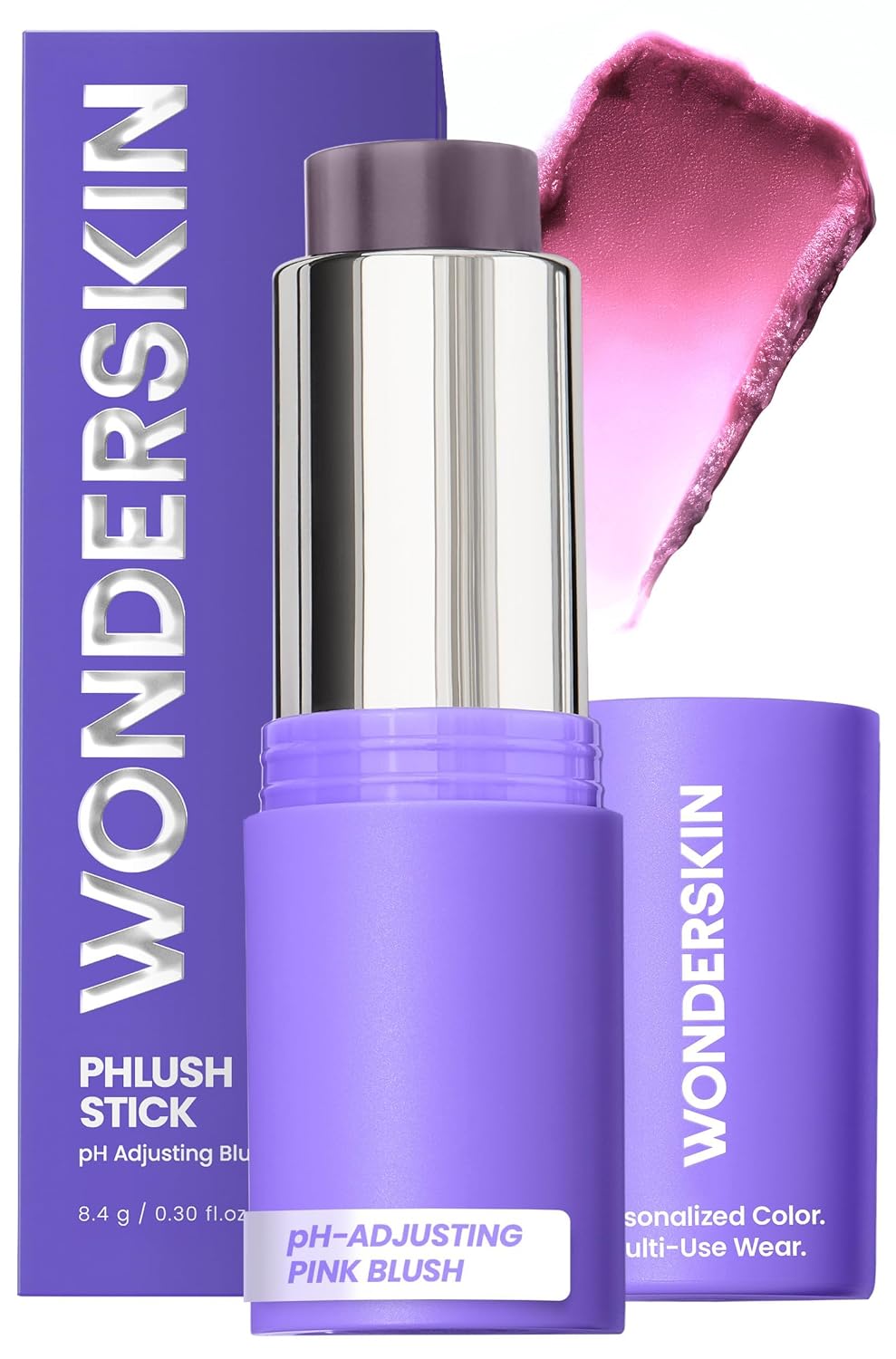 Wonderskin Cream Blush Stick pH-Activated - pHlush Stick, Blush for Cheeks