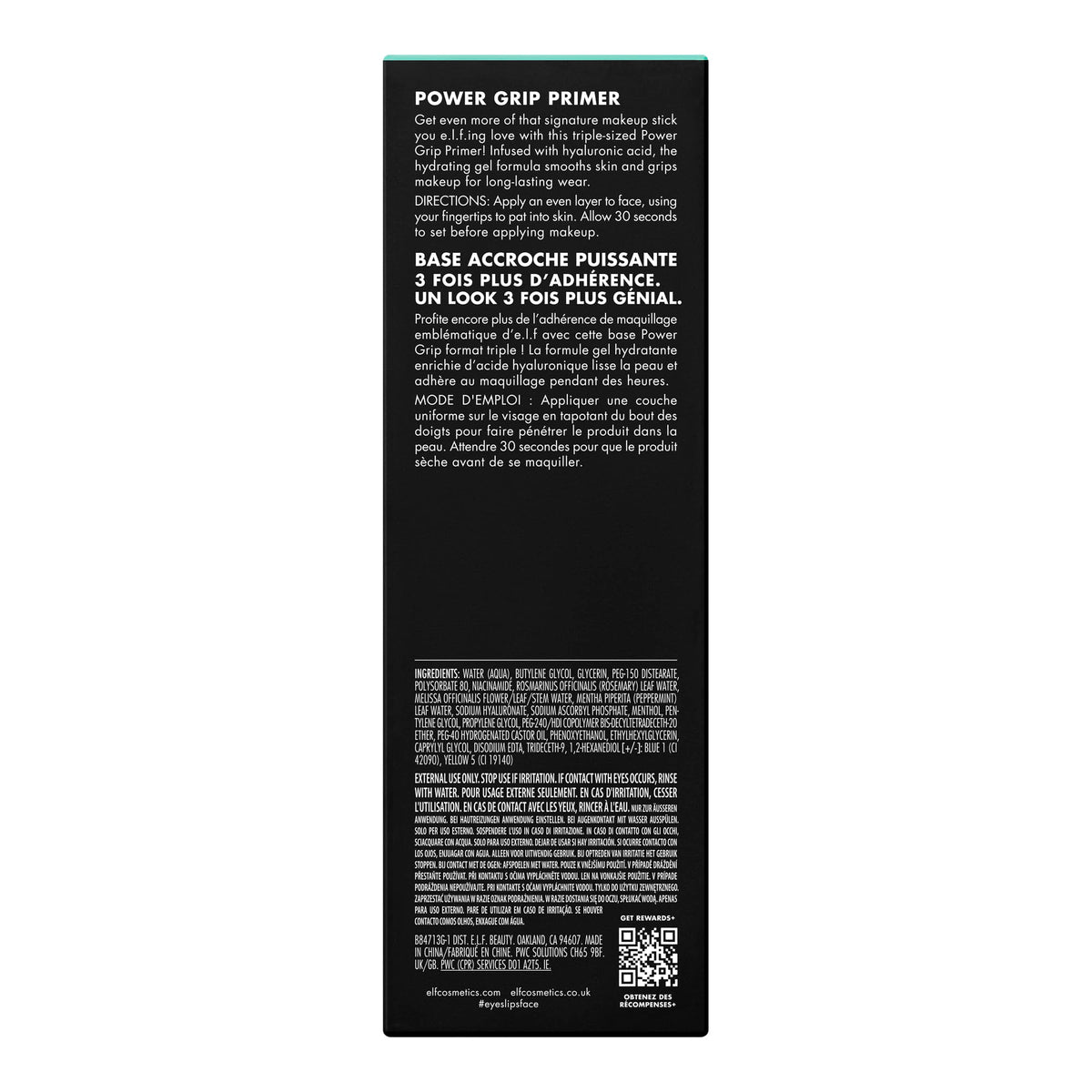 e.l.f. Power Grip Primer, Gripping & Hydrating Gel Primer, 0.811 Fl Oz