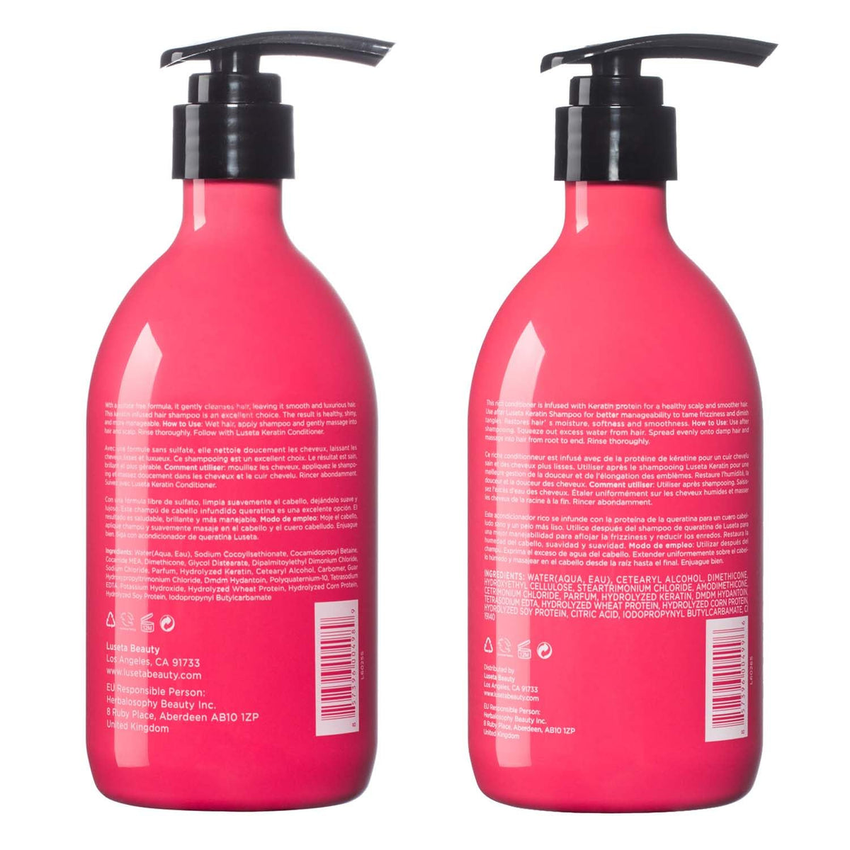 Luseta Biotin Shampoo and Conditioner Set, Thickening for Thinning Hair