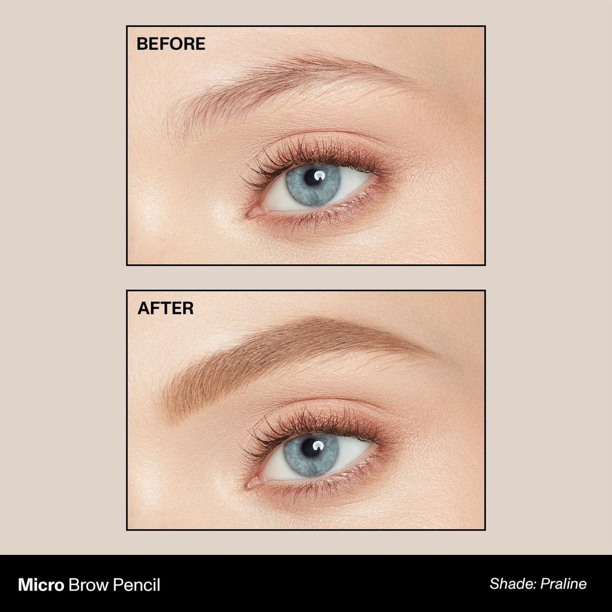 Morphe Micro Dual Eyebrow Pencil - Dual-Ended Brow Pencil Featuring a Retractable, Ultra-Precise, Pointed Tip - Richly Pigmented, Smooth-Gliding, Long-Lasting Wax Formula - Java (0.003 oz)