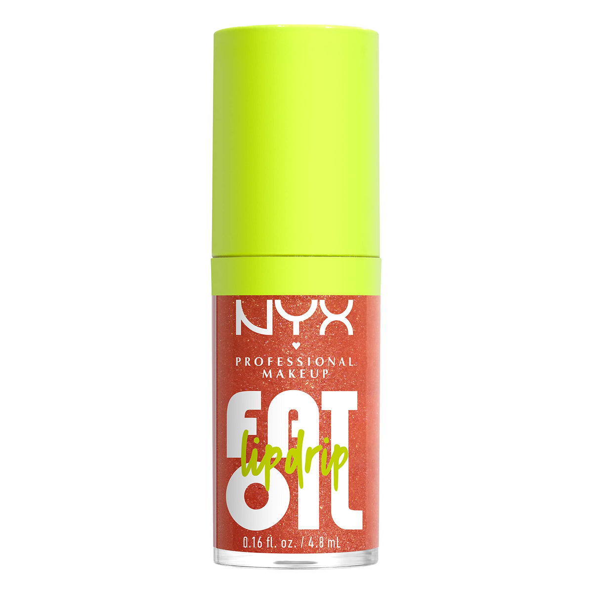 NYX PROFESSIONAL MAKEUP Fat Oil Lip Drip, Moisturizing Lip Oil Gloss, Vegan Tinted Formula, Up to 12 HR Hydration - Missed Call (Sheer Pink)