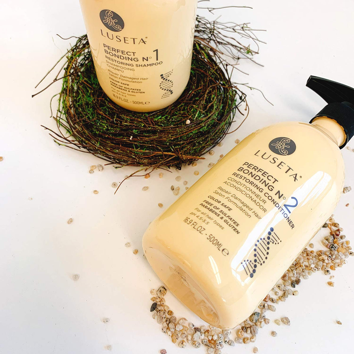Luseta Rosemary Mint Shampoo and Conditioner Set for Hair Strengthening