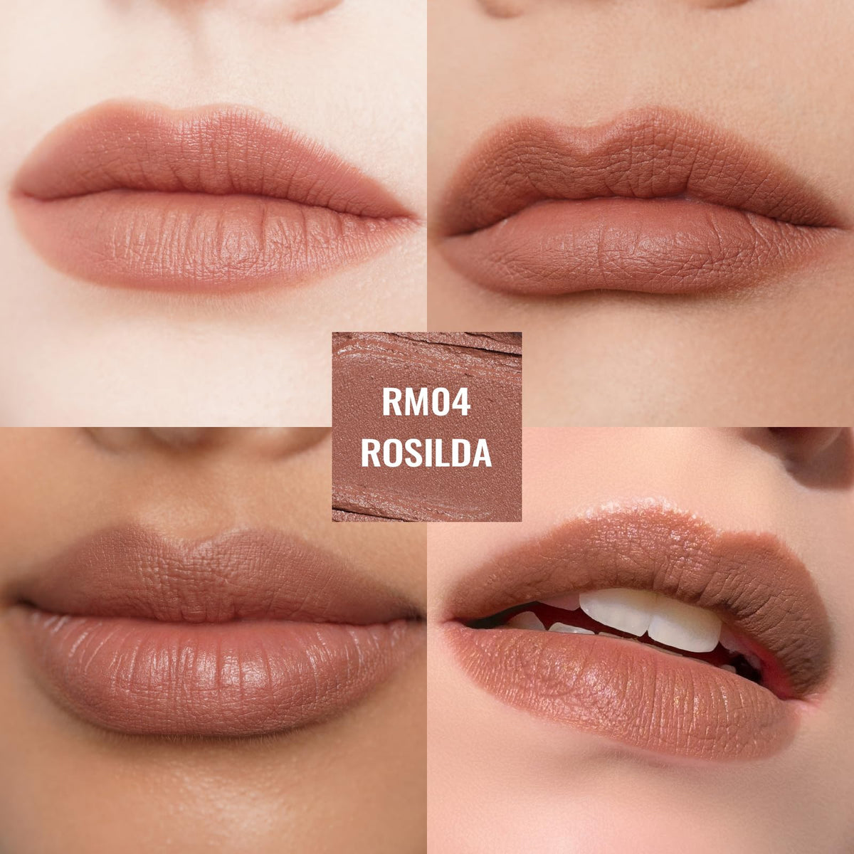 Oulac Red Matte Lipsticks for Women, Silky Velvet Matte Lipstick, Terracotta High Impact Lip Color, Soft Smooth Texture, Not Dry Lightweight Formula Infused with Vitamin E, RM06