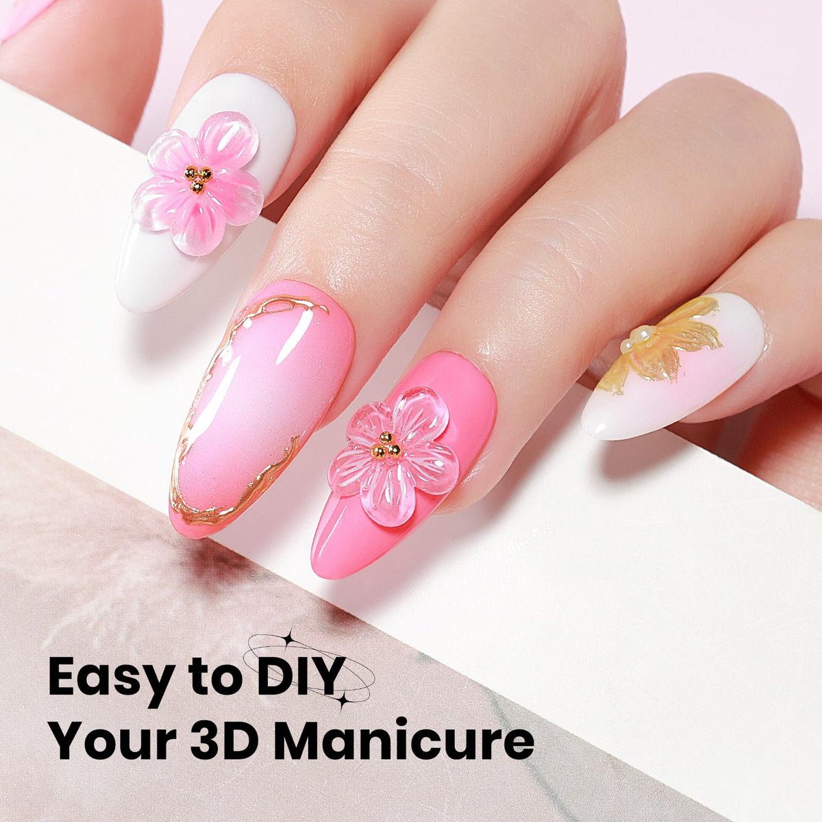 3D Gel for Nail Art, Clear 3d Sculpting Gel for Nail Art