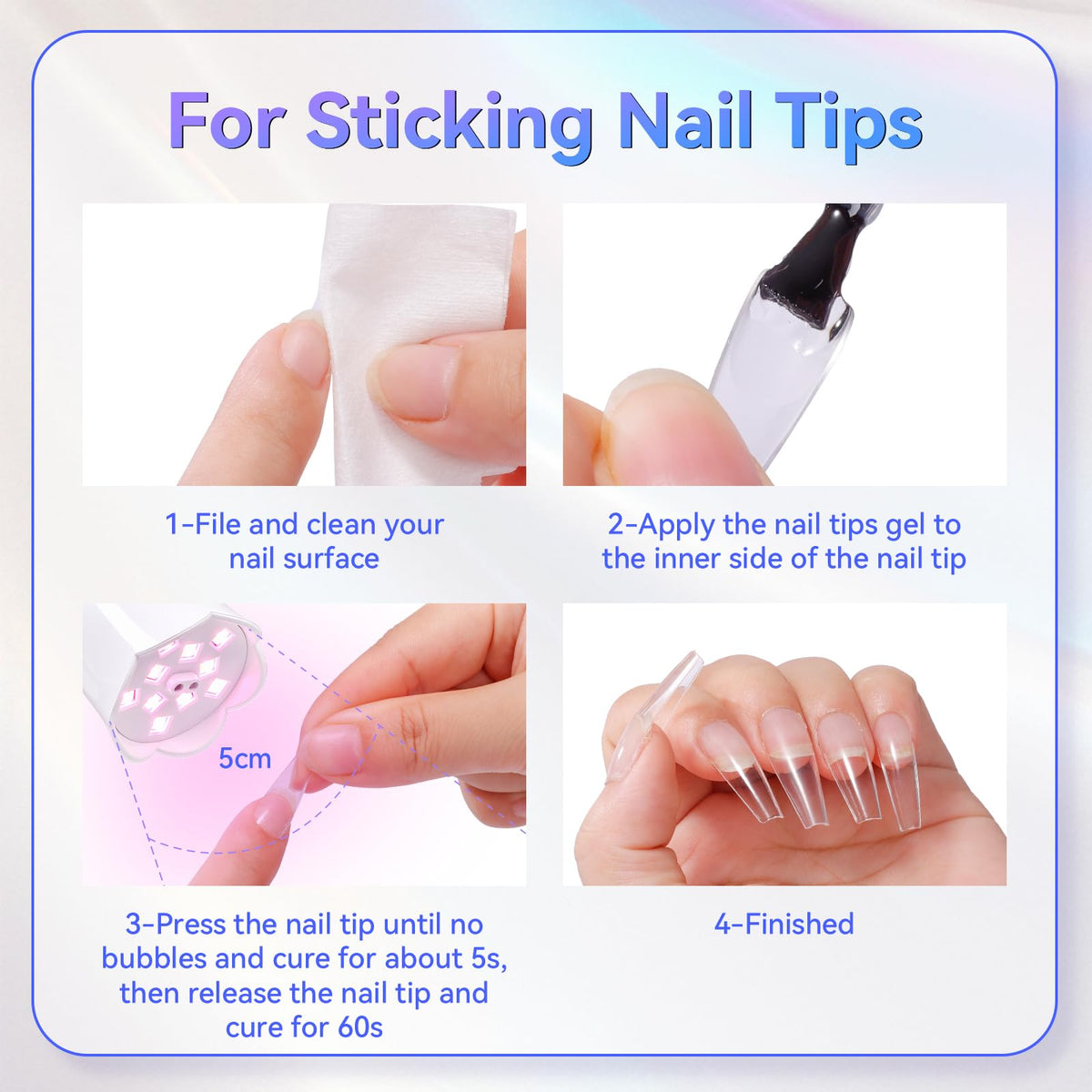 Makartt Cordless Gooseneck UV Nail Lamp for Gel-X Nails, Flash Cure