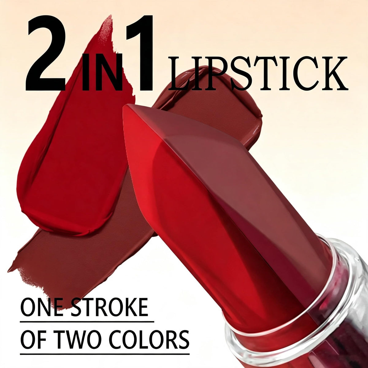Depuplum Black Lipstick Glitter Red Lipstick Ombre Lips Dual Tone