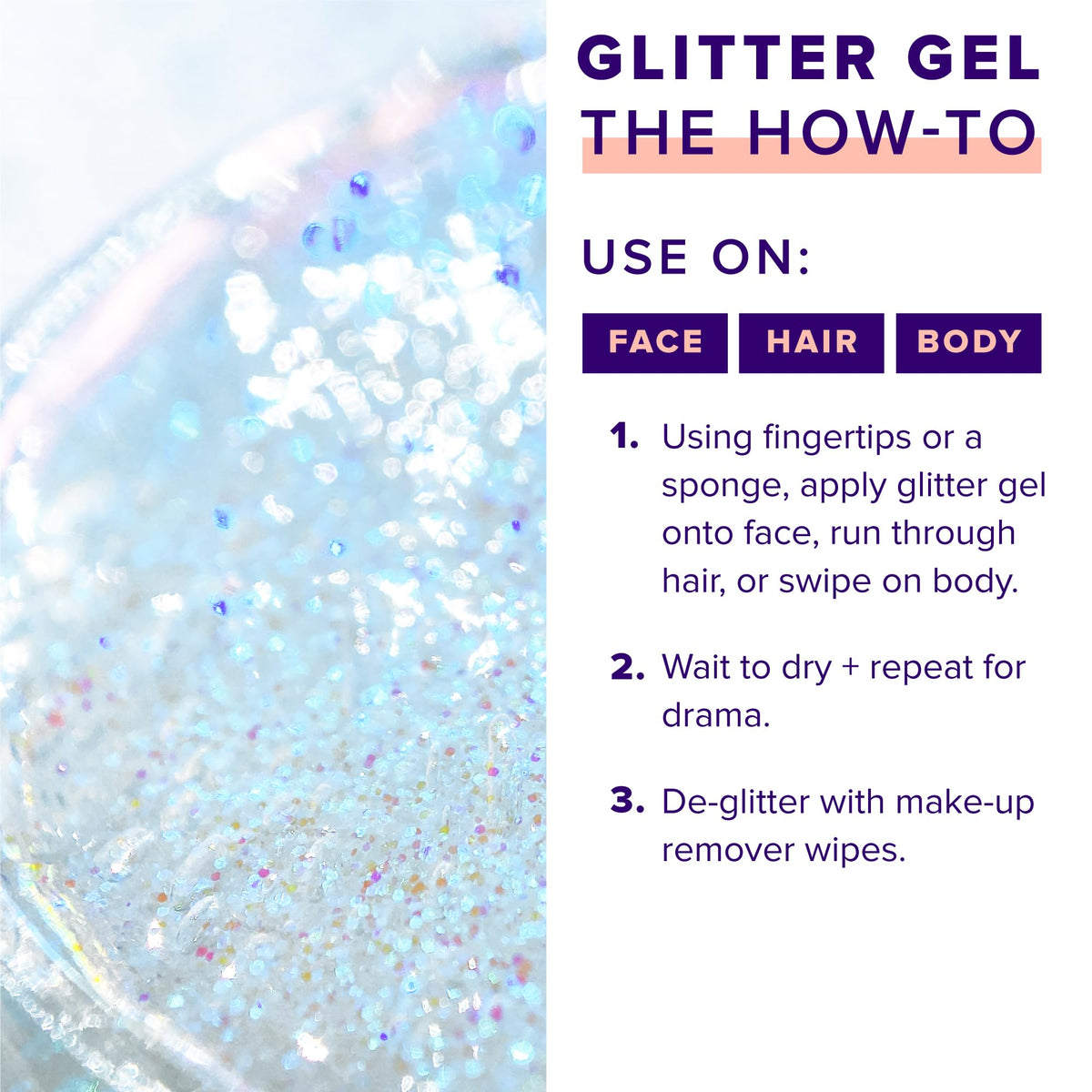 UNICORN SNOT Holographic Face Glitter & Body Glitter Gel | Hair Glitter, Vegan & Cruelty Free, 1.7 oz Pink Glitter (Flamingo)