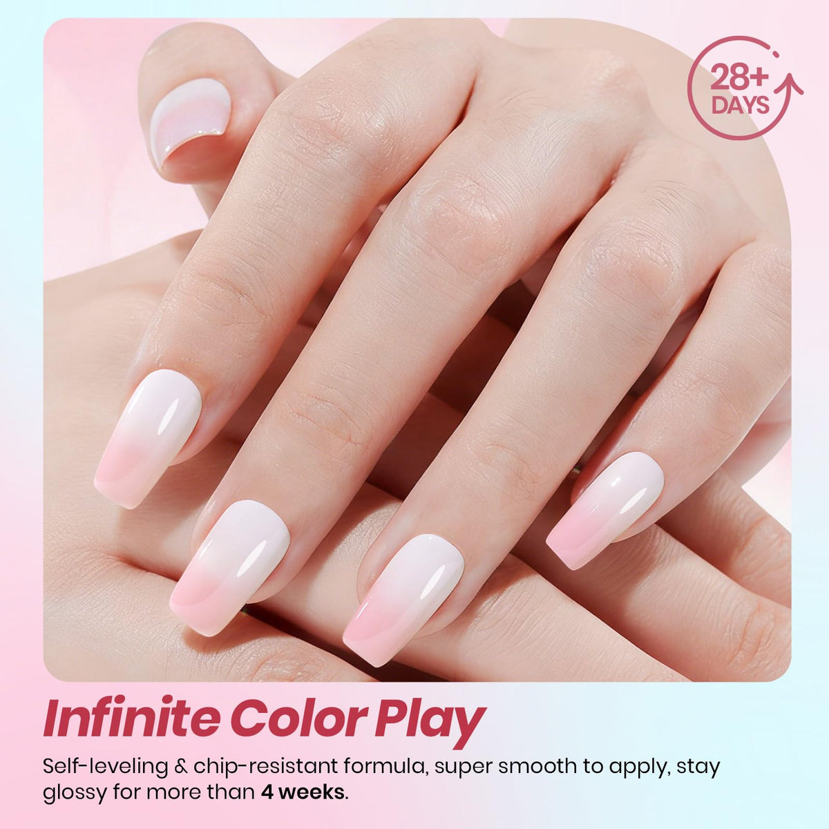 beetles Gel Polish Whispers of Love Jelly Gel Nail Polish Set, 6 Colors
