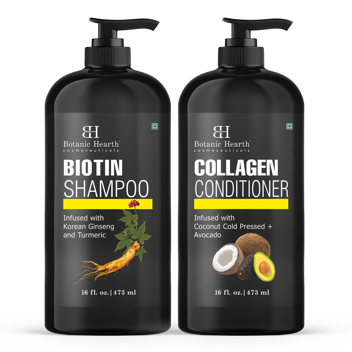 Botanic Hearth Tea Tree Shampoo And Conditioner Set - 16 Fl oz Each
