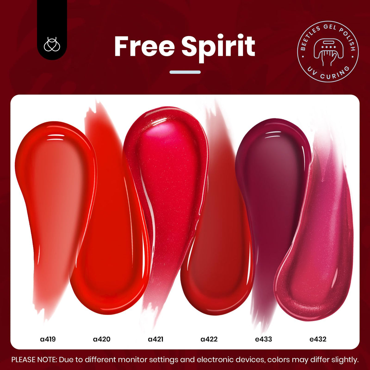 beetles Gel Polish Whispers of Love Jelly Gel Nail Polish Set, 6 Colors