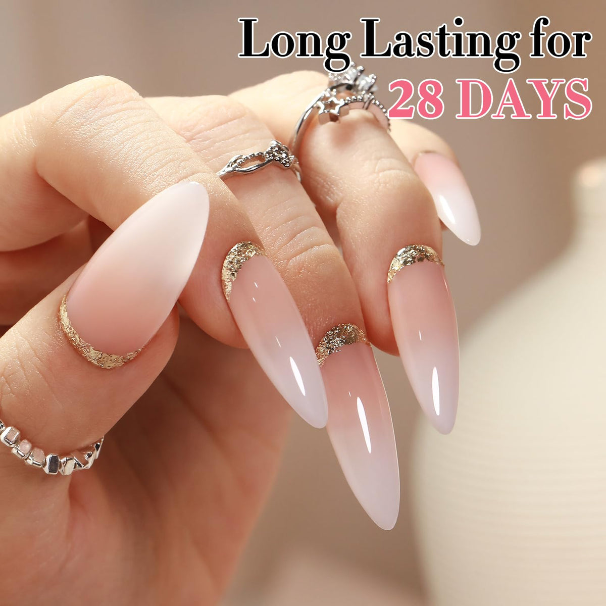 Double Rhythm 6 Pcs 15 ML Gel Polish Set Same Color Same Bottle Soak Off Gel Polish Kit Nail Art Manicure Salon DIY at Home for Women (Dark Light Brown Orange Maroon-T6-6)