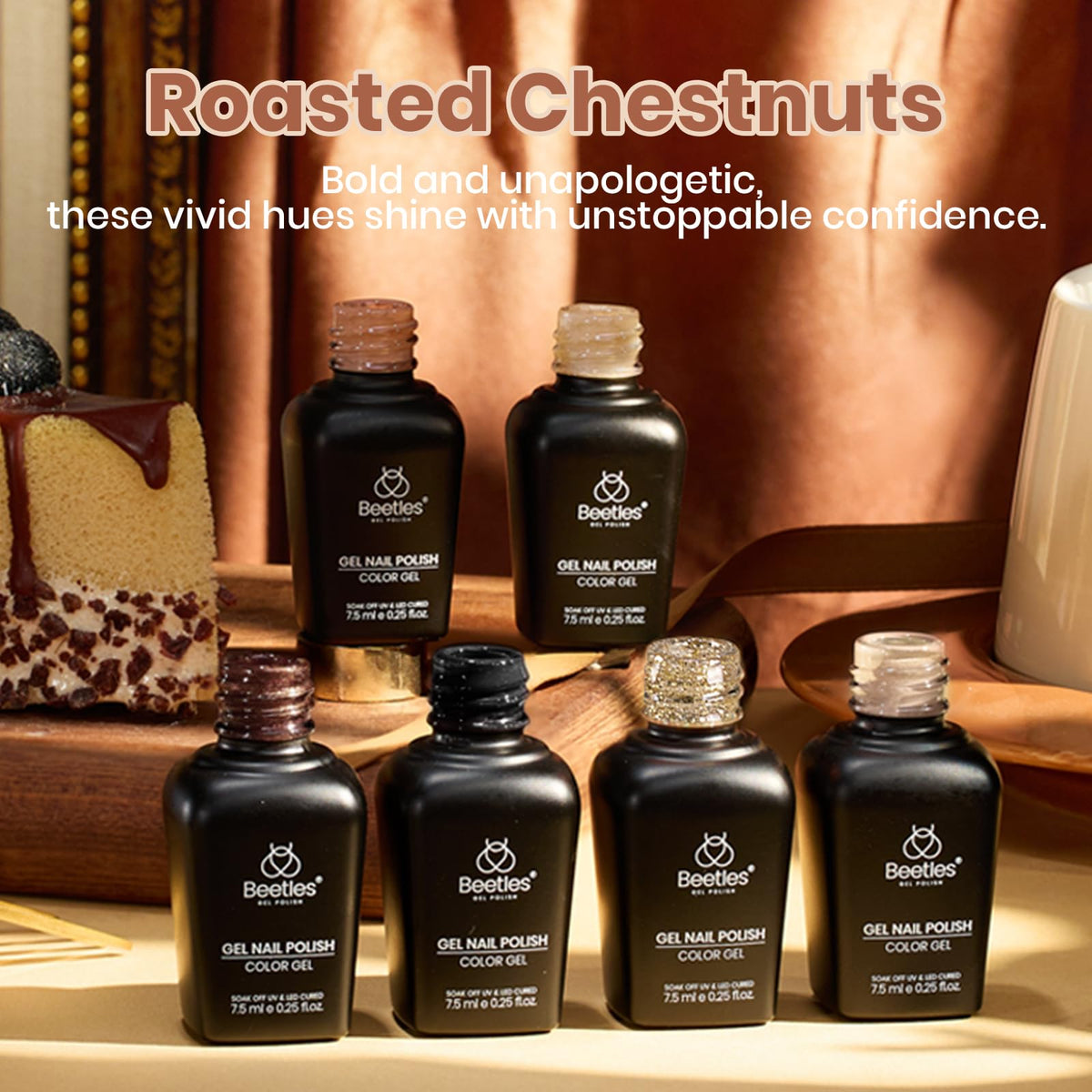 beetles Gel Polish Whispers of Love Jelly Gel Nail Polish Set, 6 Colors