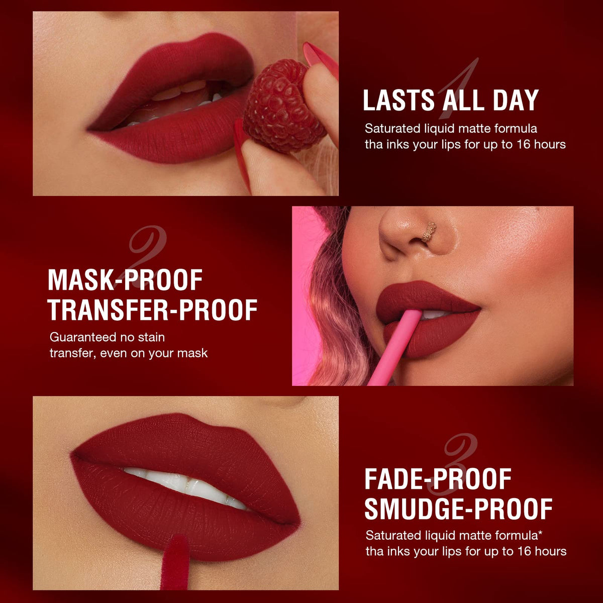12Pcs Matte Liquid Lipstick and Lip Liner Set, Lip Makeup Combo (Set A)