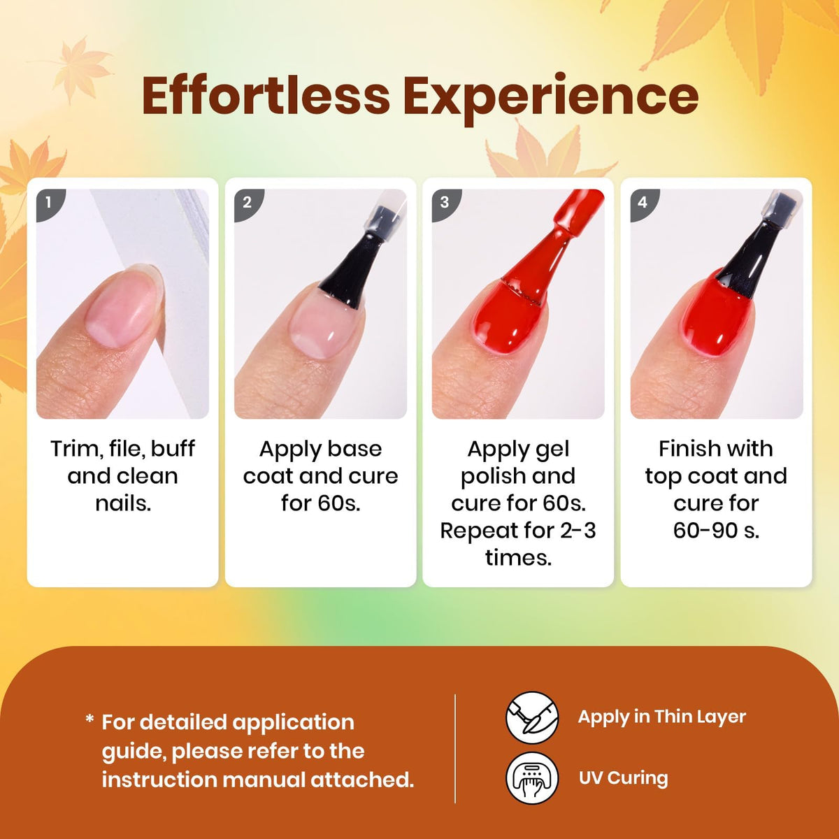 beetles Gel Polish Whispers of Love Jelly Gel Nail Polish Set, 6 Colors