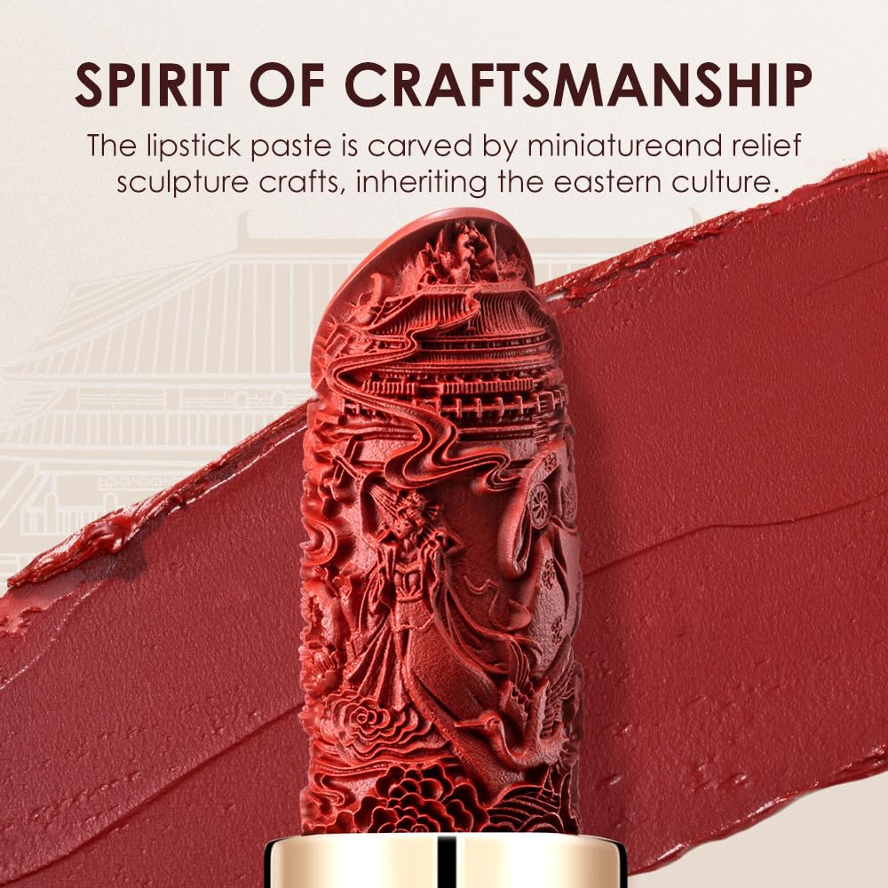 Catkin Semi-Matte Lipstick Hydrating High Impact Color Infused with Vitamin E and Avocado Oil Smooth Soft Texture Long Lasting Matte Finish 129