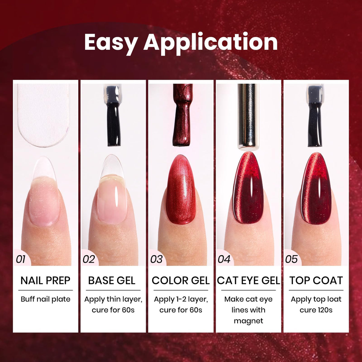 beetles Gel Polish Whispers of Love Jelly Gel Nail Polish Set, 6 Colors