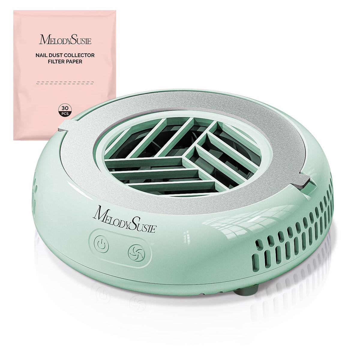 MelodySusie Pocket-Sized Nail Dust Collector HProA for Gel Polish Removal