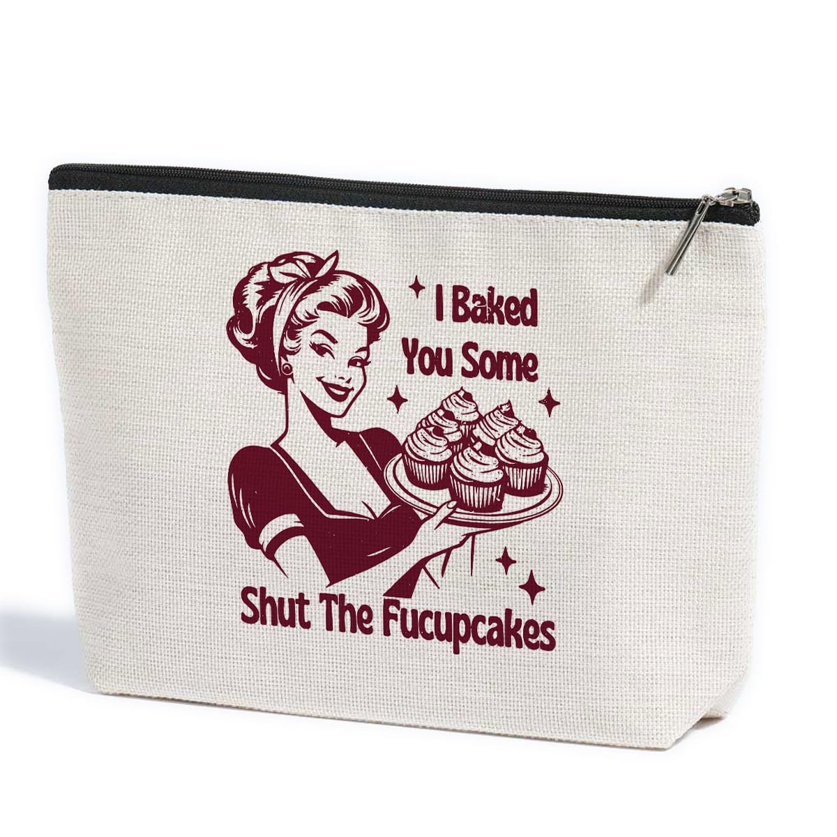 Funny Housewife Makeup Bag Gag Sarcastic Gifts Cosmetic Bags for Women