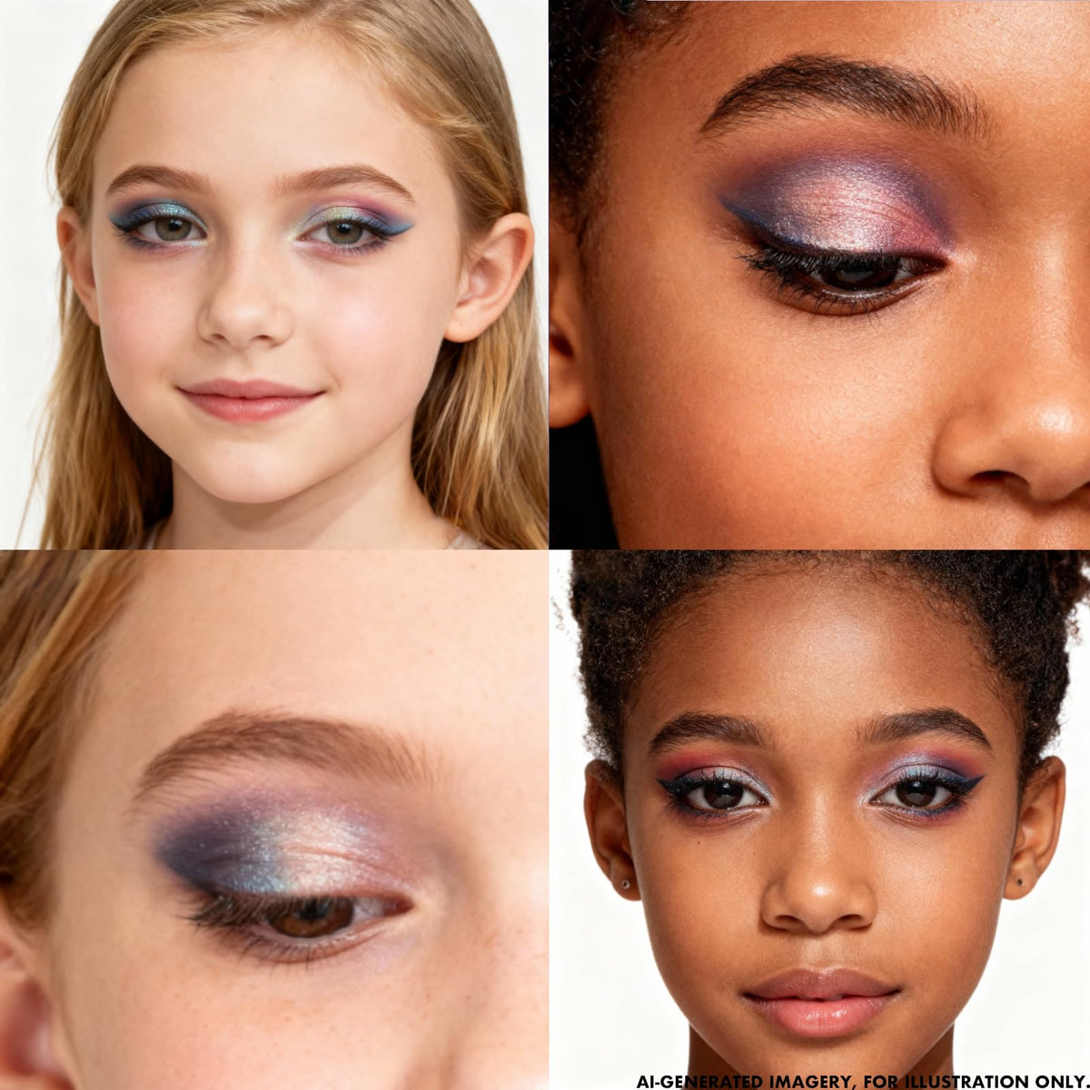 Alice in Wonderland 55-Well Face Palette, Eyeshadow, Ages 13+