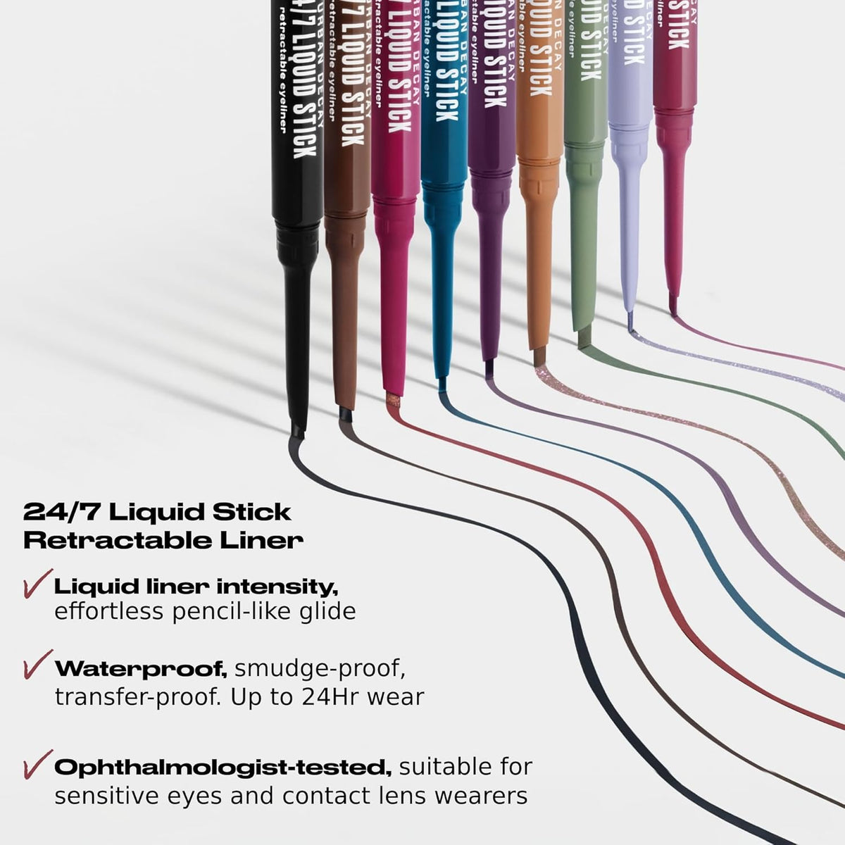 Urban Decay 24/7 Liquid Stick Retractable Waterproof Eyeliner + Brush