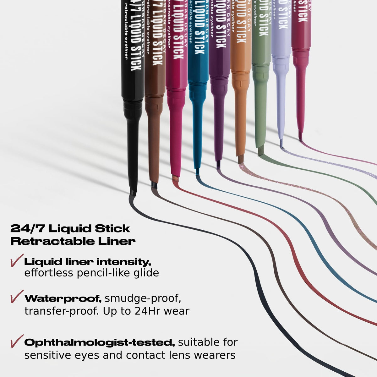 Urban Decay 24/7 Liquid Stick Retractable Waterproof Eyeliner + Brush