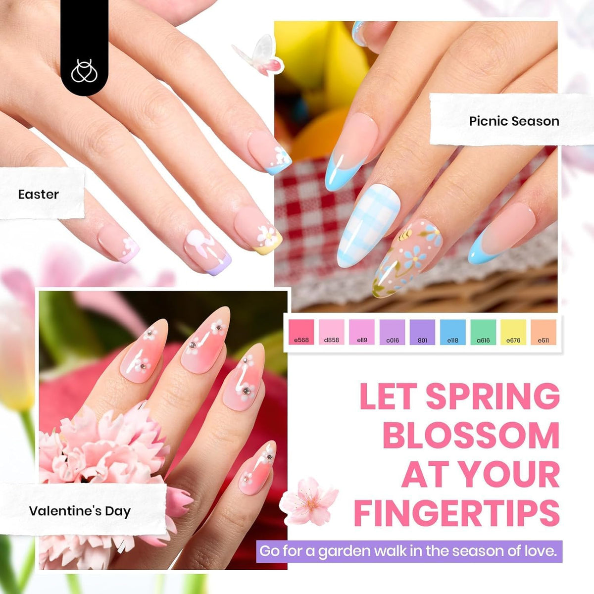 Beetles Cat Eye Gel Nail Polish Set, 36 Colors Magnetic Fall Gel Polish Kit