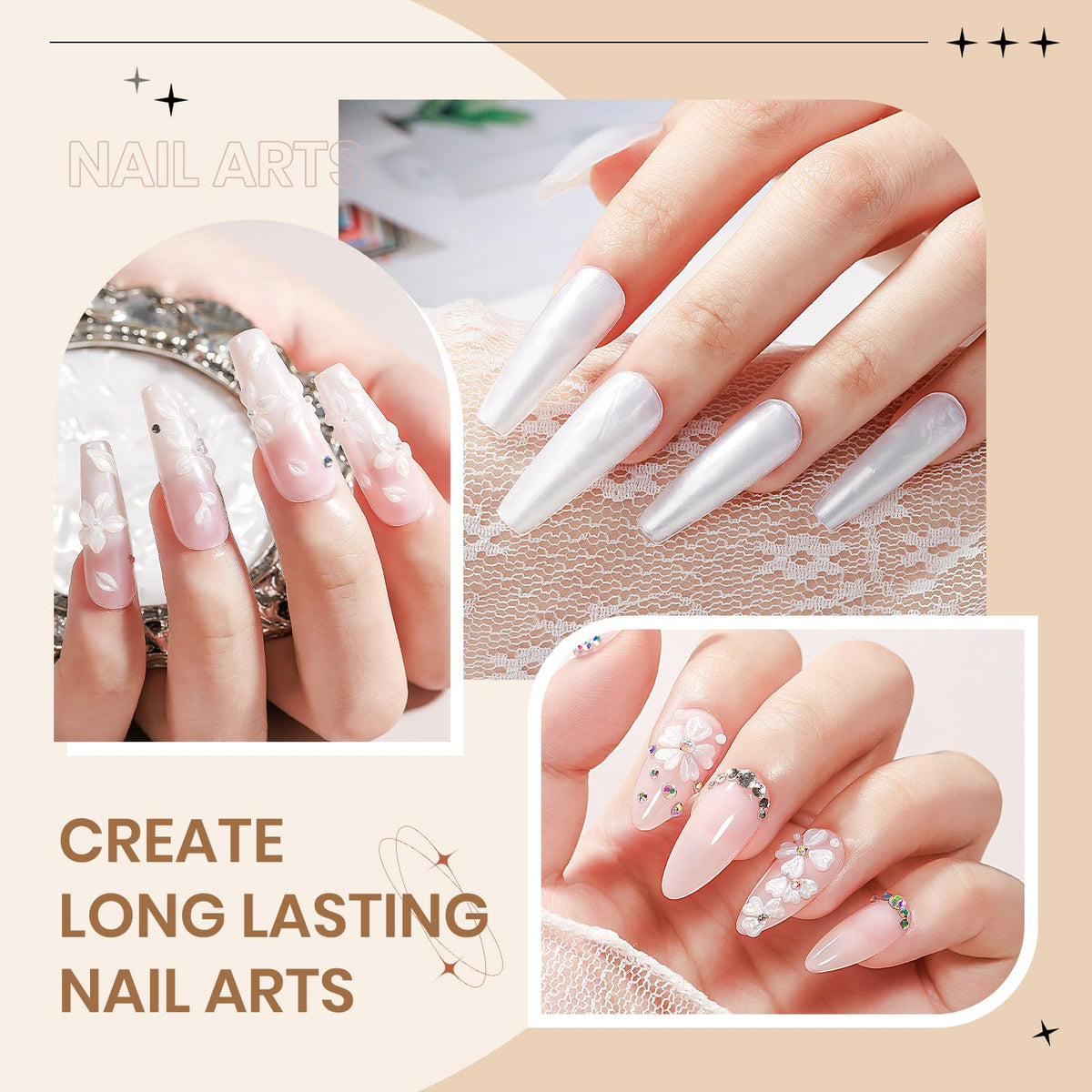 3D Gel for Nail Art, Clear 3d Sculpting Gel for Nail Art
