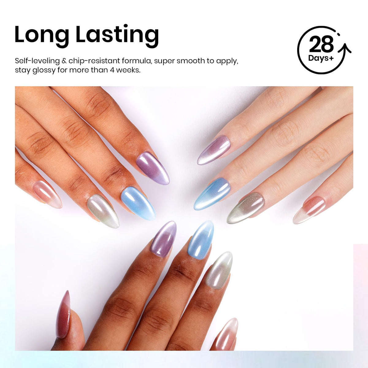 beetles Gel Polish Whispers of Love Jelly Gel Nail Polish Set, 6 Colors