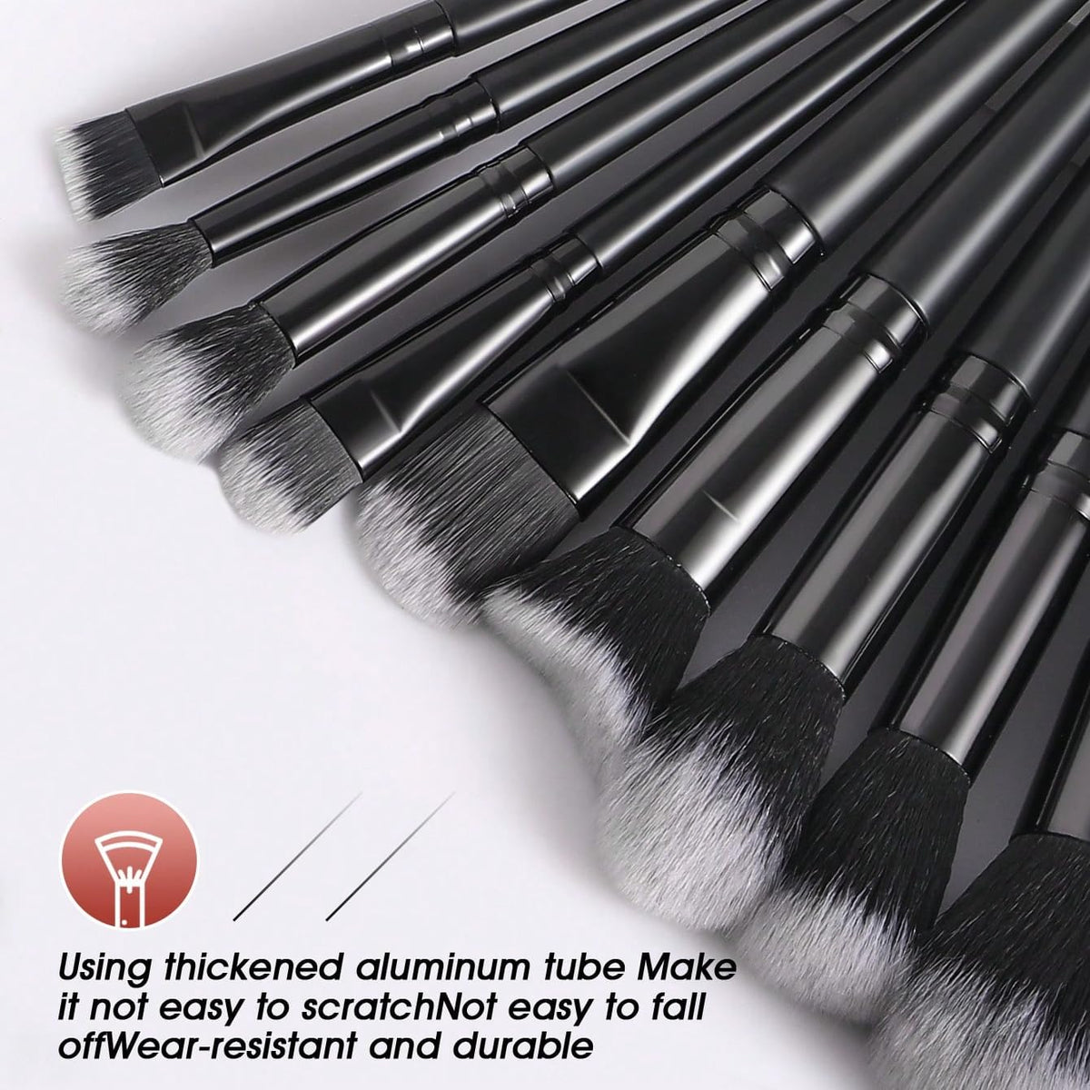 HGHDBT 55Pcs Brown Makeup Brushes Set Professional Makeup Kit Multi-functional Makeup Tool Set with Case Facial Makeup Accessories, Foundation Makeup Brush Kit Eye and Face Make up Brushes & Tools