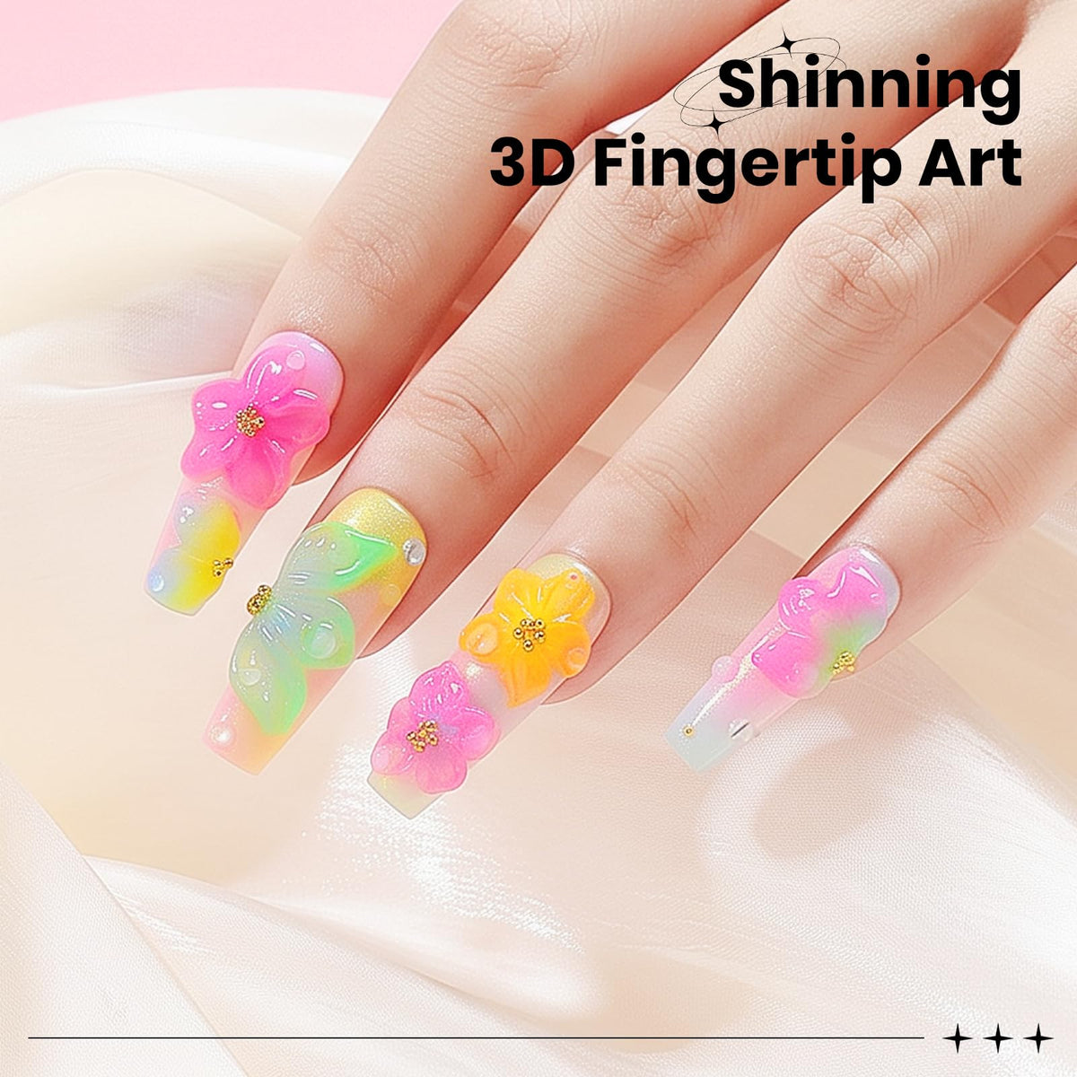 3D Gel for Nail Art, Clear 3d Sculpting Gel for Nail Art