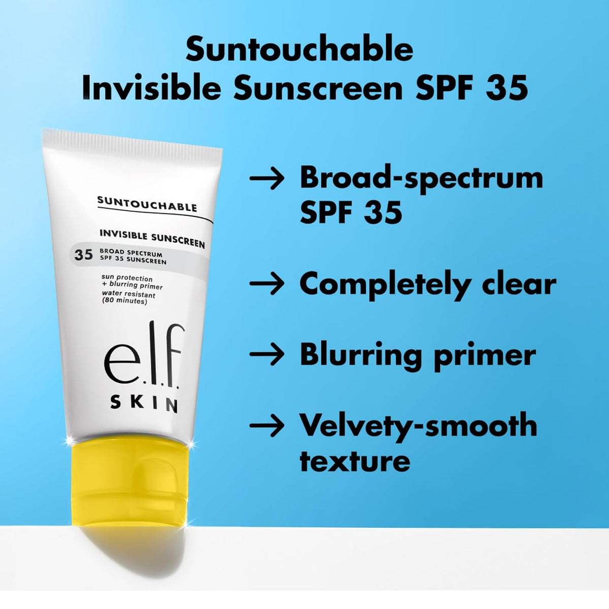 e.l.f. SKIN Suntouchable Invisible SPF 35 Sunscreen
